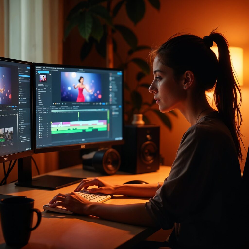 Video Editor Working